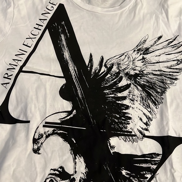 Armani Exchange White and Black Logo - Picture 2 of 3